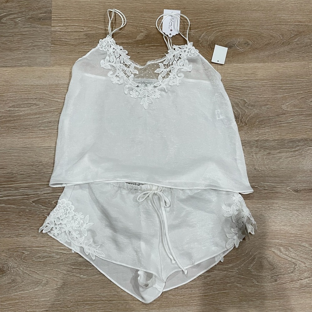 In Bloom By Jonquil Set Lace Trim Ivory